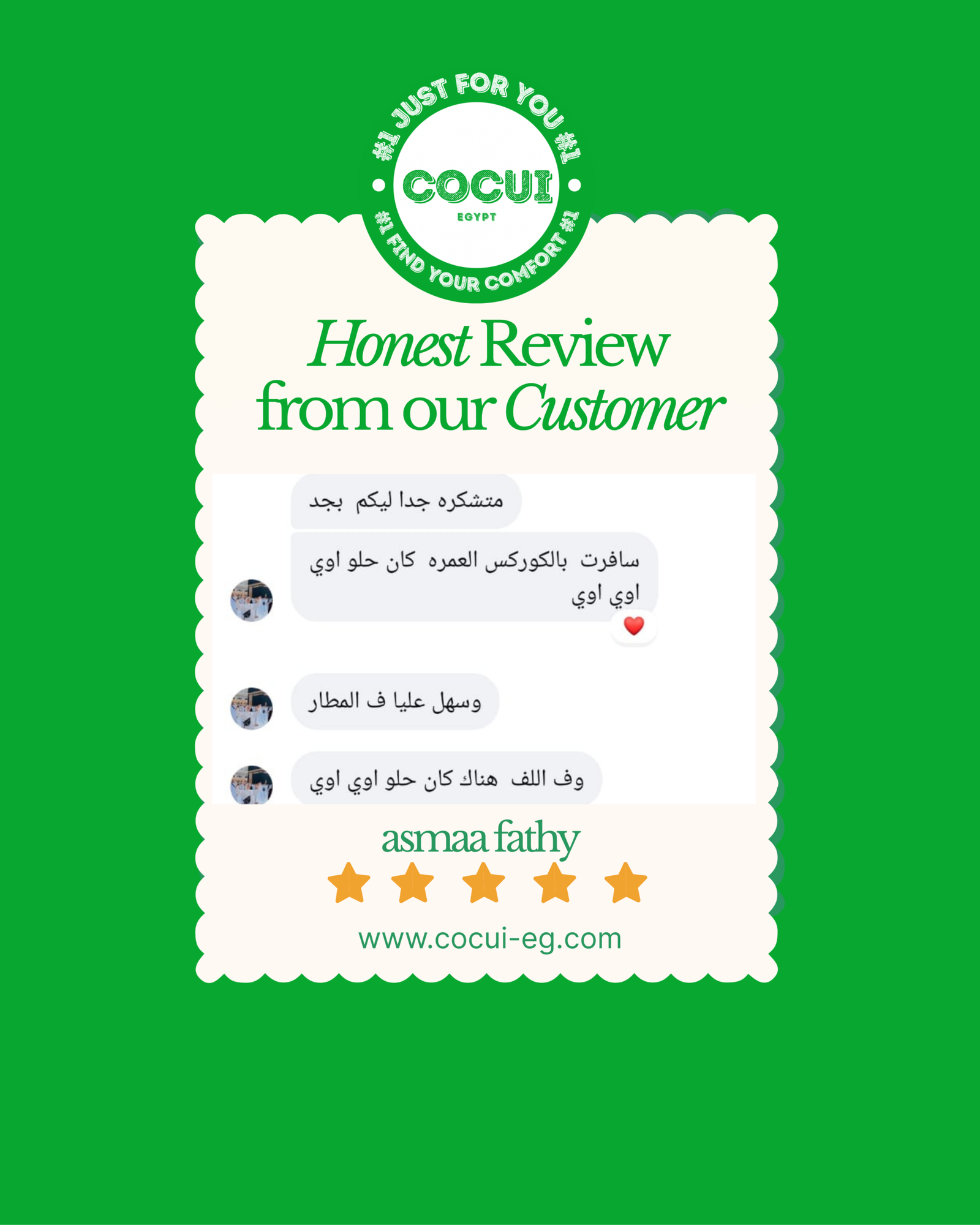 colorful minimalist playful customer review instagram post